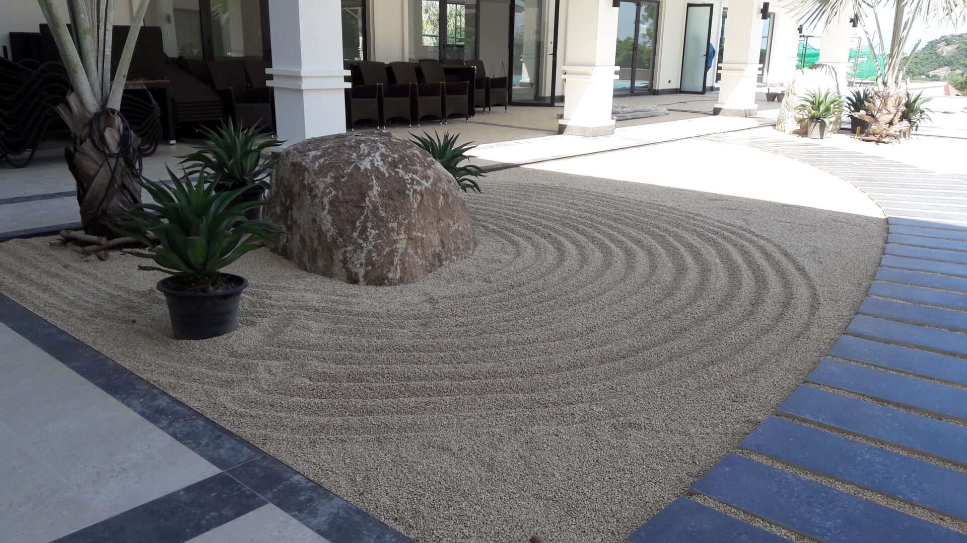 จัดสวนแบบ Zen